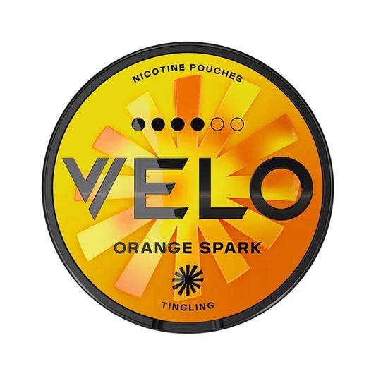 VELO Orange Spark Snus Slim Pouches in Portugal